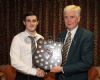 The North Antrim Junior Player of the Year 2012 is Presented by James McLean North Antrim Chairman to Dominic McQuillan