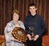 The McQuillan Family Shield is presented by Pearl McQuillan to Donal O Hara the Players Player of the Year 2012