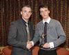 Rory Mc Quillan presents Peter Dunne with the Most Improved Minor Hurler Award 2012