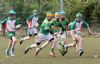 Action from the Feile B Final held in Ballymena 