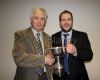 James Mc Clean (North Antrim Chairman) presents the Team Captain Liam Hamilton