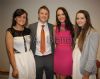 Aidan Fogarty with Danielle Scally, Bernadette and Sinead Convery