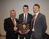 Players player of the Year Donal O Hara with Denis Rackard Coady and Aiden Fogarty Kilkenny